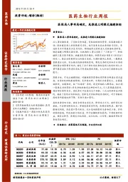 医药生物行业周报：医保局人事布局确定，或推进三明模式福建招标