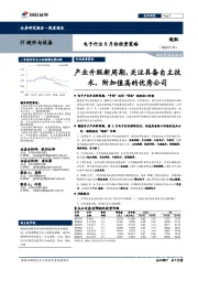 电子行业6月份投资策略:产业升级新周期,关注具备自主技术,附加值高的优秀公司