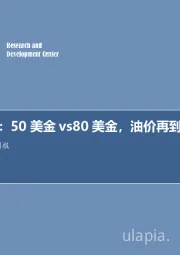 每周油记：50美金vs80美金，油价再到十字路口！