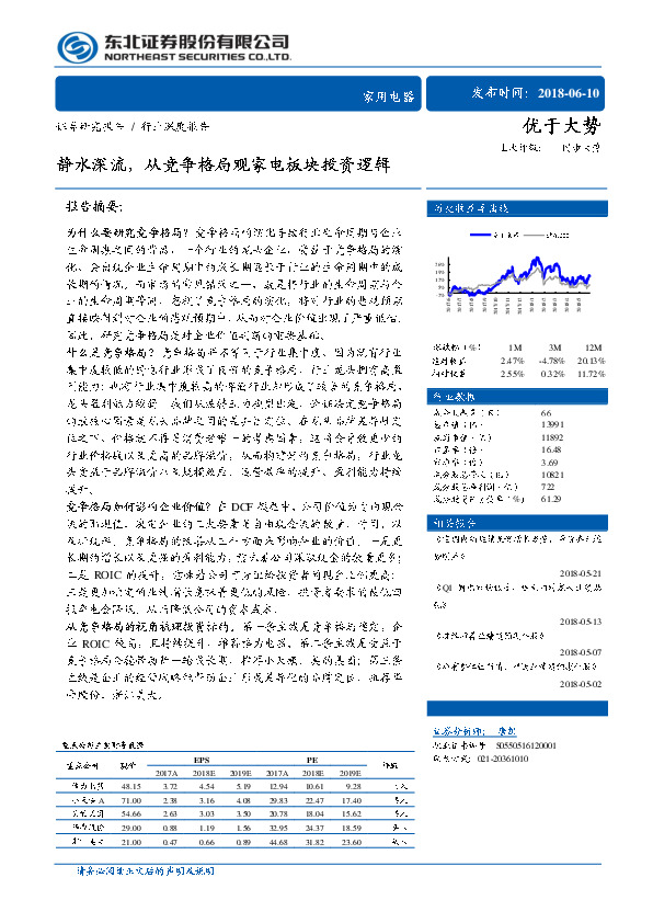 家用电器行业深度报告：静水深流，从竞争格局观家电板块投资逻辑