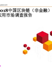 2018中国区块链（非金融）应用市场调查报告