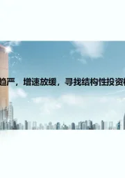 汽车行业：政策趋严，增速放缓，寻找结构性投资机会