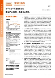 电子行业半年度策略报告：乘国产之浪潮，驭成长之东风