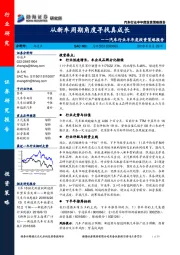 汽车行业半年度投资策略报告：从新车周期角度寻找真成长