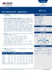 计算机行业周报：结合中报高成长标的，把握反弹机会