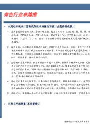 有色金属行业卓越推