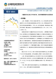 电气设备行业周报:打赢蓝天保卫战三年行动计划,再次明确新能源汽车发展目标