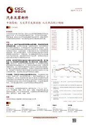 汽车及零部件中期策略：大变革引发强共振 从大单品到小畅销