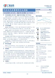 汽车及汽车零部件行业周报:汽车板块整体上涨2.95%,跑输沪深300指数1.55个百分点