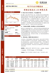 电子行业专题报告：深海出蛟龙之LED照亮未来