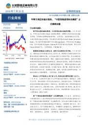 TMT行业周报2018年第29期（总第38期）：甲骨文推区块链云服务，“中国信息通信科技集团”正式揭牌运营