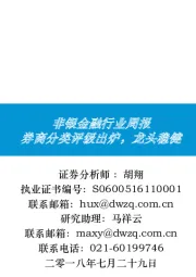 非银金融行业周报：券商分类评级出炉，龙头稳健