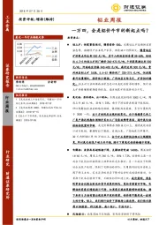 铝业周报：一万四，会是铝价牛市的新起点吗？