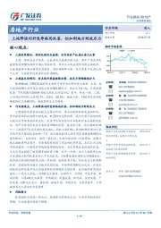 房地产行业：土地降温利好竞争格局改善，但加剧地方财政压力