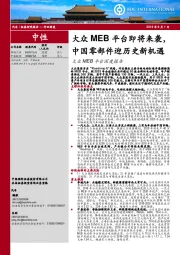 大众MEB平台深度报告：大众MEB平台即将来袭，中国零部件迎历史新机遇