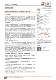 医药生物行业投资策略:拥抱低估值高成长标的,布局估值切换行情