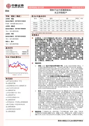钢铁行业月度跟踪报告：关注环保限产