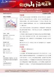 汽车行业周报：新能源稳步发展，关注电池正极与隔膜材料升级