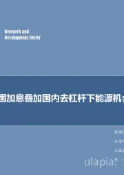 煤炭开采专题报告：上一轮美国加息叠加国内去杠杆下能源机会回顾