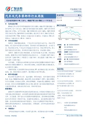 汽车及汽车零部件行业周报:汽车板块整体下跌1.09,跑输沪深300指数21个百分点