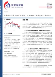 信息技术行业点评报告：扩升信息消费三年计划发布，信息领域“消费升级”势在必行