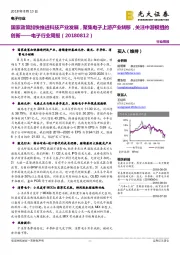 电子行业周报:国家政策加快推进科技产业发展,聚集电子上游产业转移,关注中游模组的创新