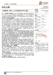 小金属周报:看好8-9月份新能源汽车环比增长