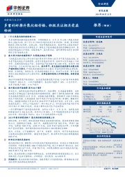 电解铝行业点评：多重利好推升氧化铝价格，积极关注相关受益标的