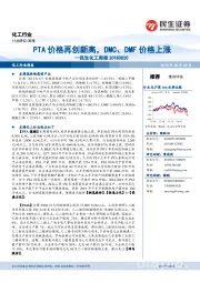 化工周报：PTA价格再创新高，DMC、DMF价格上涨