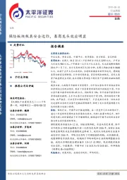 金融:保险板块极具安全边际,券商龙头效应明显