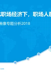 中国职场人群用户画像专题分析2018：崛起的数字化职场经济下，职场人群的发现与解密