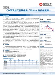 石化行业周报：《中国天然气发展报告（2018）》白皮书发布