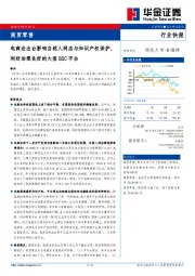 商贸零售行业快报：电商法出台影响自然人网店与知识产权保护，利好治理良好的大型B2C平台