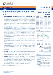 计算机板块中报总结：稳健增长，分化加剧