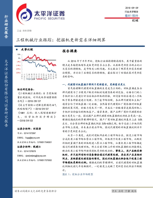 工程机械行业跟踪：挖掘机更新需求详细测算