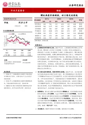 钢铁行业月度报告：螺纹热卷价格倒挂，动力煤完成探底