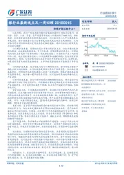 银行业最新观点及一周回顾：信用扩张还缺什么？