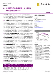天然气行业系列报告（六）：A、H股燃气行业复盘报告：从1到10