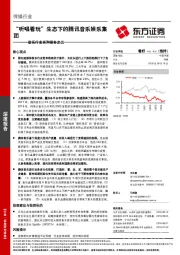 音乐行业系列报告之三：“听唱看玩”生态下的腾讯音乐娱乐集团