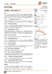 家用电器行业深度研究：深度复盘：家电补贴政策十问