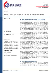 金属、非金属与采矿行业周观点：钢价变化驱动力来自于期限基差和卷螺价差修复