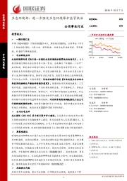 公用事业行业：生态环境部，进一步强化生态环境保护监管执法