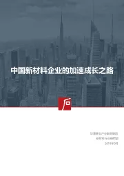 中国新材料企业的加速成长之路