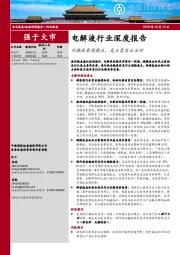 电解液行业深度报告：价格战罢现拐点，龙头复苏正当时