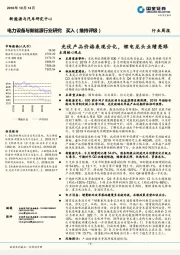 电力设备与新能源行业研究：光伏产品价格表现分化，锂电龙头业绩亮眼