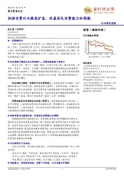 商业贸易行业：扶持消费行业提质扩容，改善居民消费能力和预期