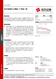 化工周报：10月第3周