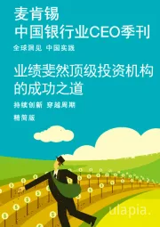中国银行业CEO季刊：业绩斐然顶级投资机构的成功之道
