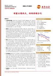 汽车行业三季报总结：销量业绩承压，结构持续分化