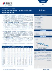 化工行业2018年三季报总结：三季报业绩延续高增长，基础化工景气走弱，投资精选优质成长